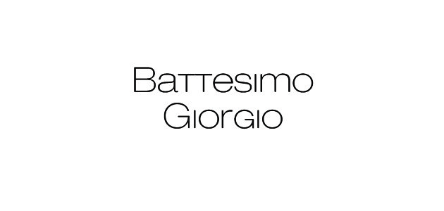 Organizzazione battesimo Giorgio Bergamo