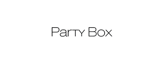 Party box – spedizione in tutta Italia