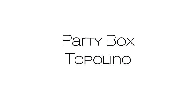 Party Box Topolino