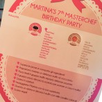 Festa a tema Masterchef