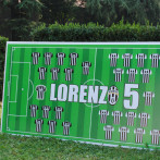 Allestimento decorazione party festa calcio juventus