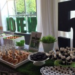 Buffet festa tema calcio Juve