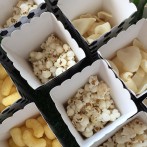 Party buffet festa tema calcio chips e popcorn