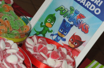 Organizzazione festa a tema Pjmasks Bergamo candy buffet