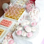 allestimento buffet baby shower party bergamo