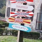 allestimento festa tema luna park