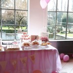 allestimento tavolo buffet baby shower party bergamo