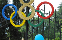 Allestimento party tema Olimpiadi