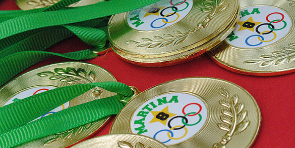 Festa a tema Olimpiadi