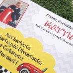 Invito party tema cars