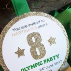 Invito festa tema Olimpiadi